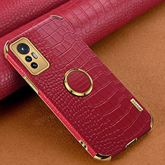 Coque Luxe Cuir Housse Etui S05 pour Xiaomi Mi 12 Pro 5G Rouge