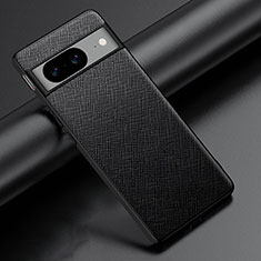 Coque Luxe Cuir Housse Etui S06 pour Google Pixel 8 5G Noir