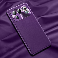 Coque Luxe Cuir Housse Etui S06 pour Xiaomi Mi 11 Ultra 5G Violet