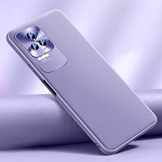 Coque Luxe Cuir Housse Etui S06 pour Xiaomi Redmi K50 Pro 5G Violet Clair