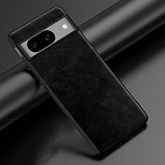 Coque Luxe Cuir Housse Etui S07 pour Google Pixel 8 5G Noir