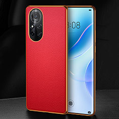 Coque Luxe Cuir Housse Etui S07 pour Huawei Nova 8 Pro 5G Rouge