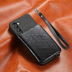 Coque Luxe Cuir Housse Etui S07D pour Samsung Galaxy S21 5G Noir