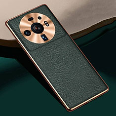 Coque Luxe Cuir Housse Etui S09 pour Xiaomi Mi 12S Ultra 5G Vert