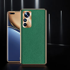 Coque Luxe Cuir Housse Etui S10 pour Xiaomi Mi 12 5G Vert