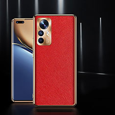 Coque Luxe Cuir Housse Etui S10 pour Xiaomi Mi 12X 5G Rouge