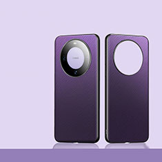 Coque Luxe Cuir Housse Etui TB1 pour Huawei Mate 60 Pro+ Plus Violet