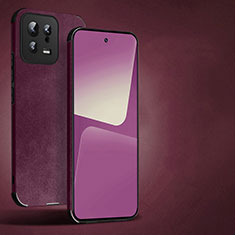 Coque Luxe Cuir Housse Etui TB1 pour Xiaomi Mi 13 Pro 5G Violet