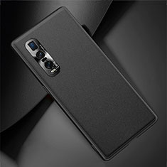 Coque Luxe Cuir Housse Etui U01 pour Oppo Find X2 Pro Noir