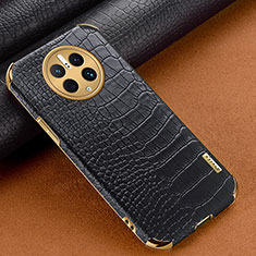 Coque Luxe Cuir Housse Etui XD1 pour Huawei Mate 50 Pro Noir