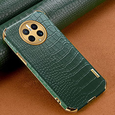 Coque Luxe Cuir Housse Etui XD1 pour Huawei Mate 50 Pro Vert