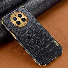 Coque Luxe Cuir Housse Etui XD1 pour Huawei Mate 50E Noir