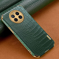 Coque Luxe Cuir Housse Etui XD1 pour Huawei Mate 50E Vert