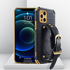 Coque Luxe Cuir Housse Etui XD1 pour Oppo Find X3 5G Noir