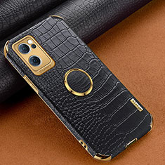 Coque Luxe Cuir Housse Etui XD1 pour Oppo Find X5 Lite 5G Noir