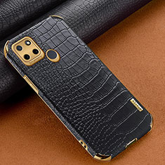 Coque Luxe Cuir Housse Etui XD1 pour Realme C21Y Noir