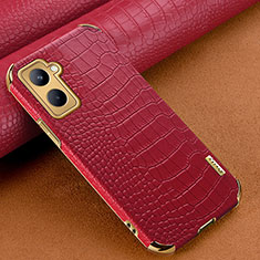 Coque Luxe Cuir Housse Etui XD1 pour Realme C33 Rouge