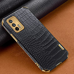 Coque Luxe Cuir Housse Etui XD1 pour Realme GT Neo 5G Noir