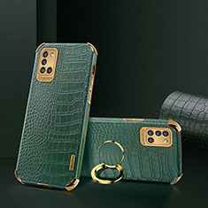 Coque Luxe Cuir Housse Etui XD1 pour Samsung Galaxy A31 Vert