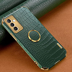 Coque Luxe Cuir Housse Etui XD1 pour Samsung Galaxy A55 5G Vert