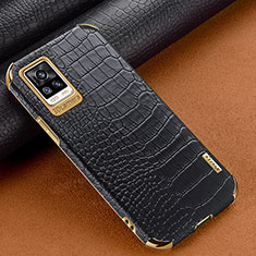 Coque Luxe Cuir Housse Etui XD1 pour Vivo V20 (2021) Noir