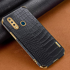 Coque Luxe Cuir Housse Etui XD1 pour Vivo Y11 Noir