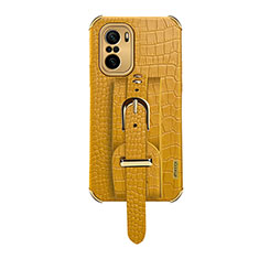 Coque Luxe Cuir Housse Etui XD1 pour Xiaomi Mi 11i 5G Jaune