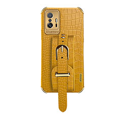 Coque Luxe Cuir Housse Etui XD1 pour Xiaomi Mi 11T Pro 5G Jaune