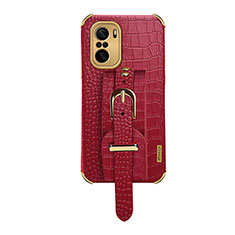 Coque Luxe Cuir Housse Etui XD1 pour Xiaomi Mi 11X Pro 5G Rouge