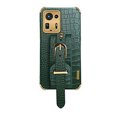 Coque Luxe Cuir Housse Etui XD1 pour Xiaomi Mi Mix 4 5G Vert