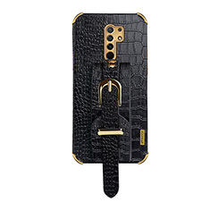 Coque Luxe Cuir Housse Etui XD1 pour Xiaomi Poco M2 Noir