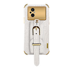 Coque Luxe Cuir Housse Etui XD1 pour Xiaomi Poco M5 4G Blanc