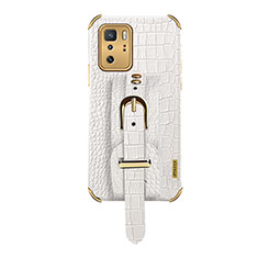 Coque Luxe Cuir Housse Etui XD1 pour Xiaomi Poco X3 GT 5G Blanc