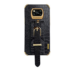 Coque Luxe Cuir Housse Etui XD1 pour Xiaomi Poco X3 Noir