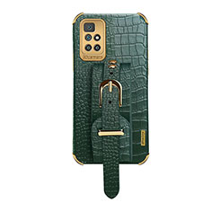 Coque Luxe Cuir Housse Etui XD1 pour Xiaomi Redmi 10 (2022) Vert