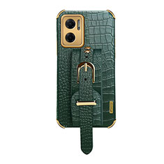 Coque Luxe Cuir Housse Etui XD1 pour Xiaomi Redmi 10 5G Vert