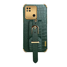 Coque Luxe Cuir Housse Etui XD1 pour Xiaomi Redmi 10A 4G Vert