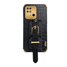 Coque Luxe Cuir Housse Etui XD1 pour Xiaomi Redmi 10C 4G Noir