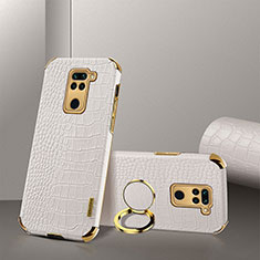 Coque Luxe Cuir Housse Etui XD1 pour Xiaomi Redmi 10X 4G Blanc