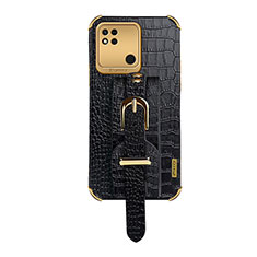 Coque Luxe Cuir Housse Etui XD1 pour Xiaomi Redmi 9 Activ Noir