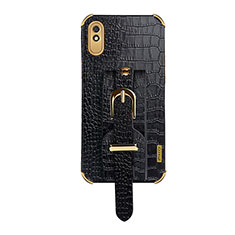 Coque Luxe Cuir Housse Etui XD1 pour Xiaomi Redmi 9A Noir