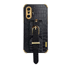 Coque Luxe Cuir Housse Etui XD1 pour Xiaomi Redmi K40 Gaming 5G Noir