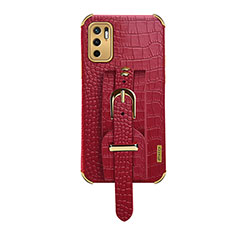 Coque Luxe Cuir Housse Etui XD1 pour Xiaomi Redmi Note 10T 5G Rouge