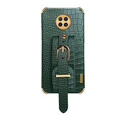 Coque Luxe Cuir Housse Etui XD1 pour Xiaomi Redmi Note 9 5G Vert