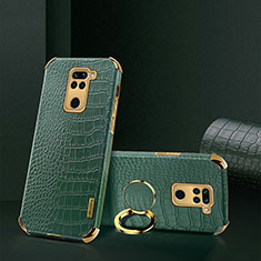 Coque Luxe Cuir Housse Etui XD1 pour Xiaomi Redmi Note 9 Vert