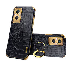 Coque Luxe Cuir Housse Etui XD2 pour Oppo A96 5G Noir