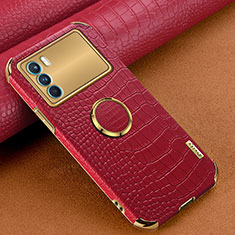 Coque Luxe Cuir Housse Etui XD2 pour Oppo K9 Pro 5G Rouge
