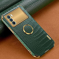 Coque Luxe Cuir Housse Etui XD2 pour Oppo K9 Pro 5G Vert