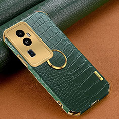 Coque Luxe Cuir Housse Etui XD2 pour Oppo Reno10 Pro+ Plus 5G Vert