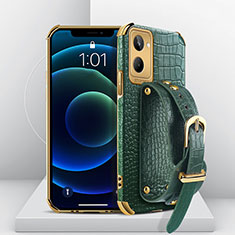 Coque Luxe Cuir Housse Etui XD2 pour Realme 10 4G Vert